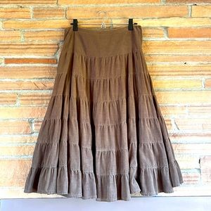 Women’s Brown Corduroy Skirt